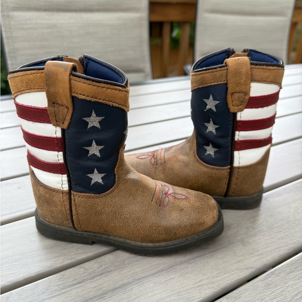 Smoky Mountain Kids Stars & Stripes Western Boots